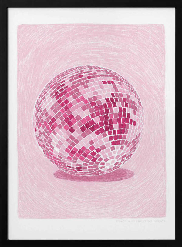 Tablou înramat „Pandc Discoball Copy 2” de Jenny Liz Rome