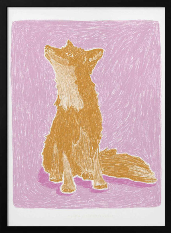 Tablou înramat „Pandc Littlefox Copy” de Jenny Liz Rome