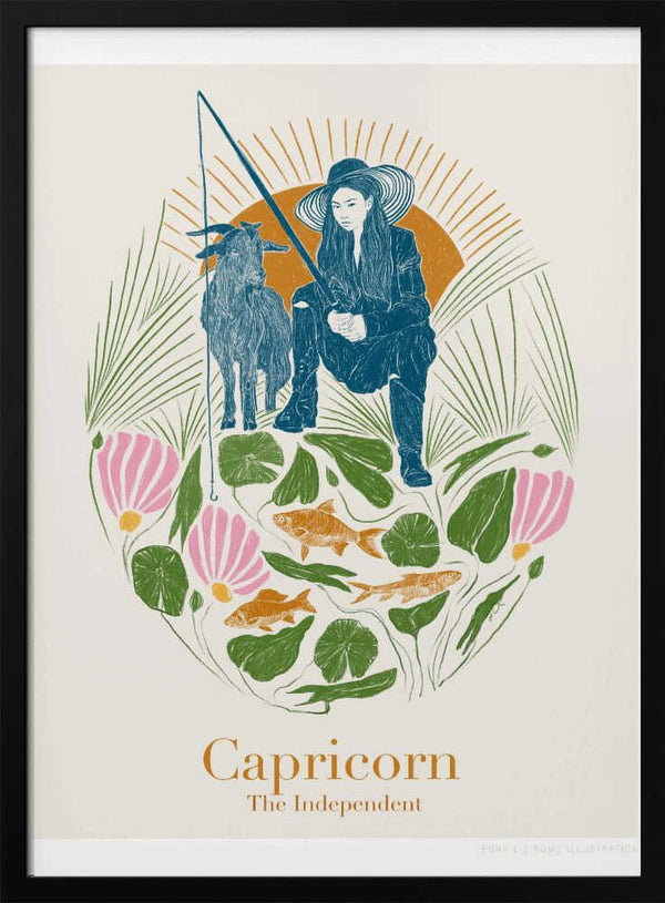 Tablou înramat „Jlr Capricorn Copy” de Jenny Liz Rome