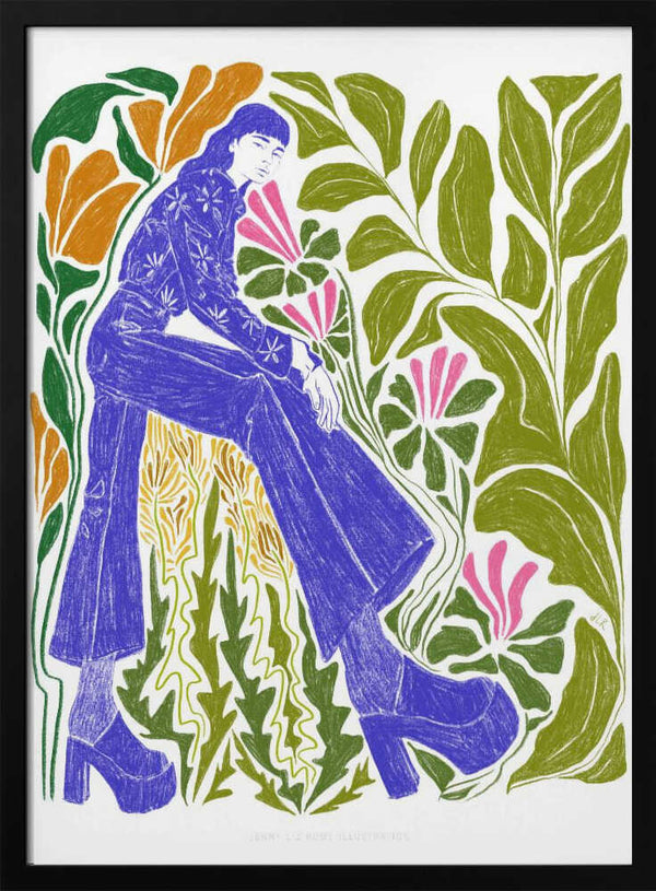 Tablou înramat „Jlr Rosealie Copy” de Jenny Liz Rome