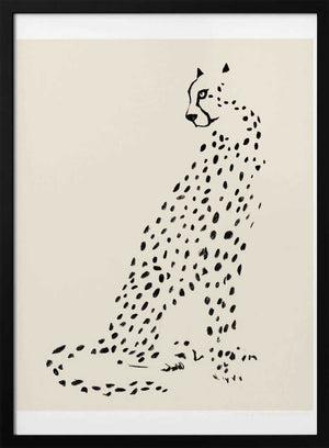 Tablou înramat „Pandc Leopard” de Jenny Liz Rome