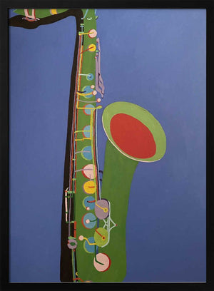 Tablou înramat „Saxophone” de Sue Graef