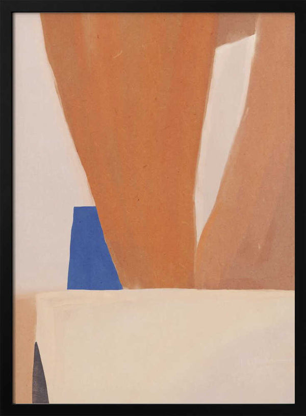 Tablou înramat „Warm Earth Tones And Bold Geometric Shapes” de Little Dean