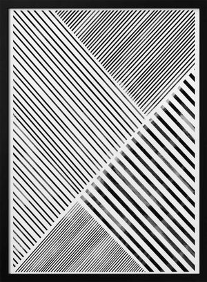Tablou înramat „Diagonal Patterns” de THE MIUUS STUDIO