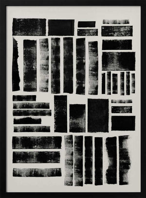 Tablou înramat „Monochrome Blocks” de THE MIUUS STUDIO