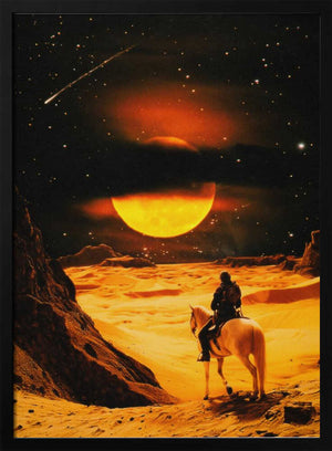 Tablou înramat „Western Space Adventure” de Taudalpoi