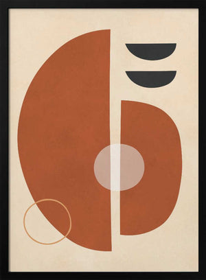 Tablou înramat „Circles and semicircles 4” de Vitor Costa