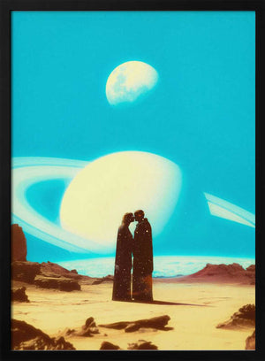 Tablou înramat „Falling In Love On Mars” de Taudalpoi
