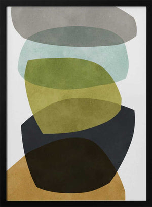 Tablou înramat „Expressive shapes 1” de Vitor Costa