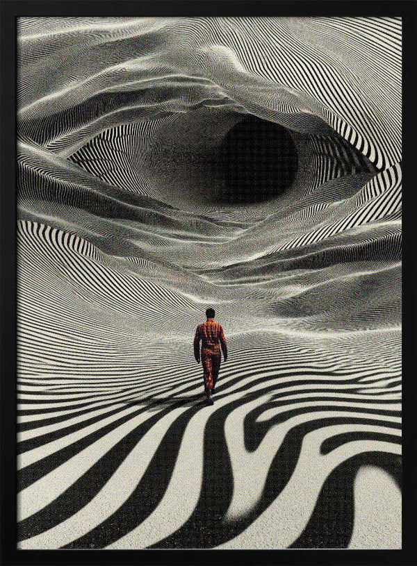 Tablou înramat „Op Art Journey” de Taudalpoi