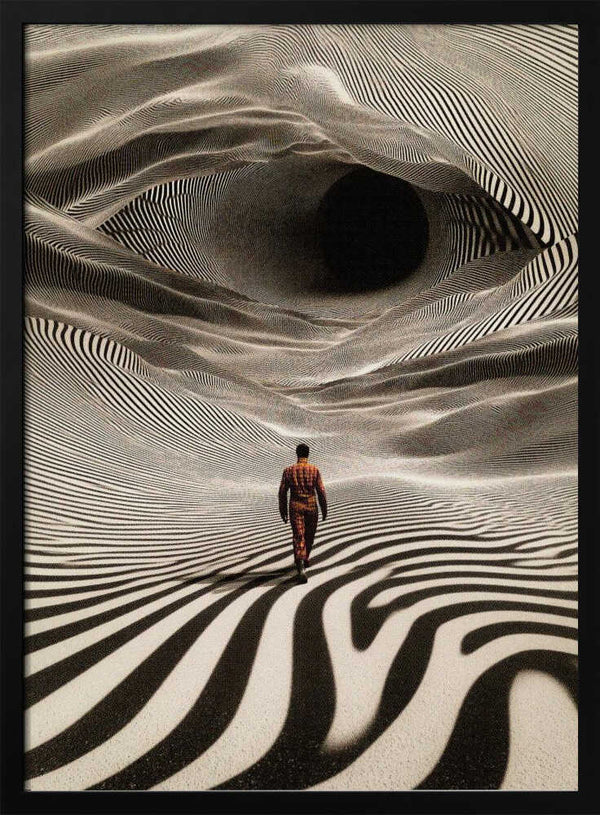 Tablou înramat „Op Art Journey” de Taudalpoi