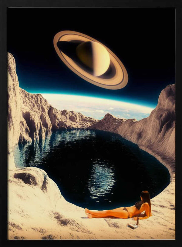 Tablou înramat „Moon Pool” de Taudalpoi