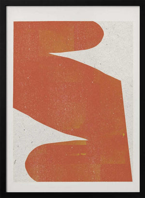Tablou înramat „Orange Silhouette” de THE MIUUS STUDIO