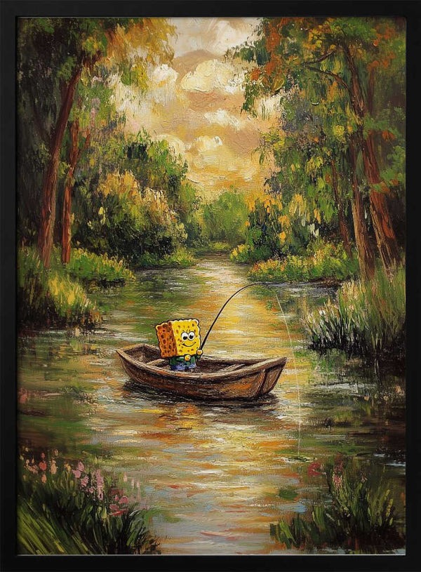 Tablou înramat „Bob by the river” de Dikhotomy