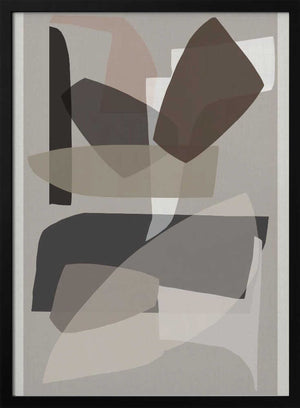 Tablou înramat „Neutral Shapes 3” de cartissi