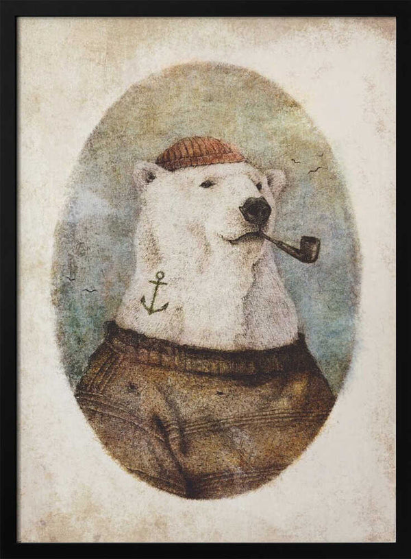 Tablou înramat „Onto the Shore” de Mike Koubou