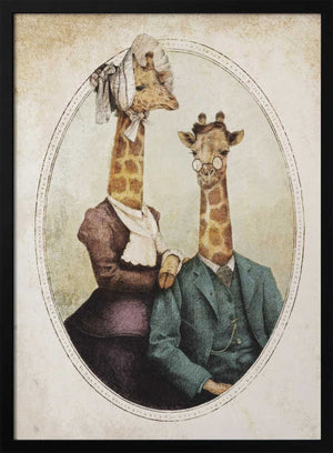 Tablou înramat „High Class Couple” de Mike Koubou