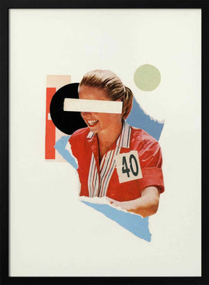 Tablou înramat „Blocked Identity” de Mikhail Siskoff