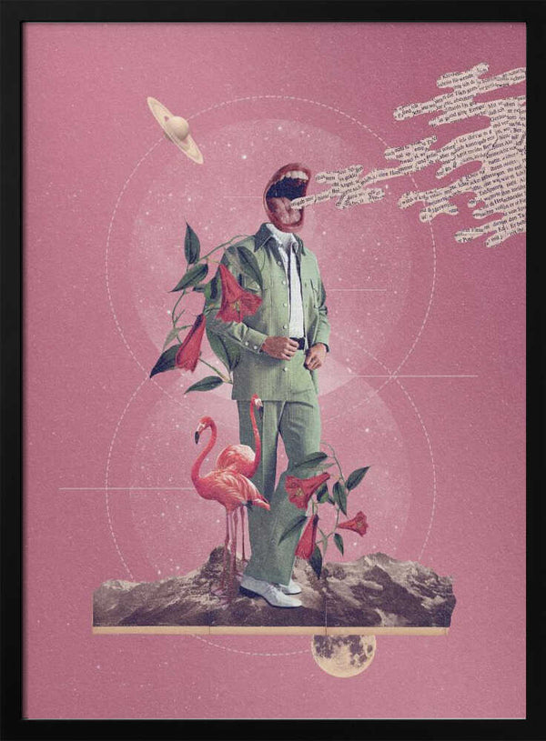 Tablou înramat „Tropical Theme” de Dominik Przerwa