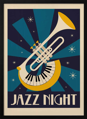 Tablou înramat „Jazz Night” de Andreas Magnusson