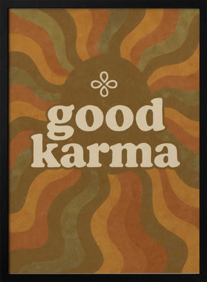 Tablou înramat „Karma Waves” de Treechild