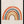 Tablou înramat „Muted Rainbow Curve” de City Art