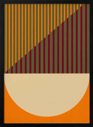 Tablou înramat „Geometric Spring Summer” de Nilesh Kulkarni