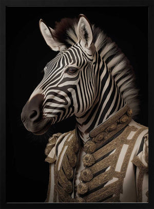 Tablou înramat „Zebra Portrait” de Andreas Magnusson
