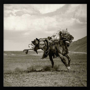 Tablou înramat „Galloping” de Rachel Pansky