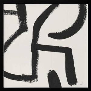 Tablou înramat „Curvy Lines No2” de Dan Hobday