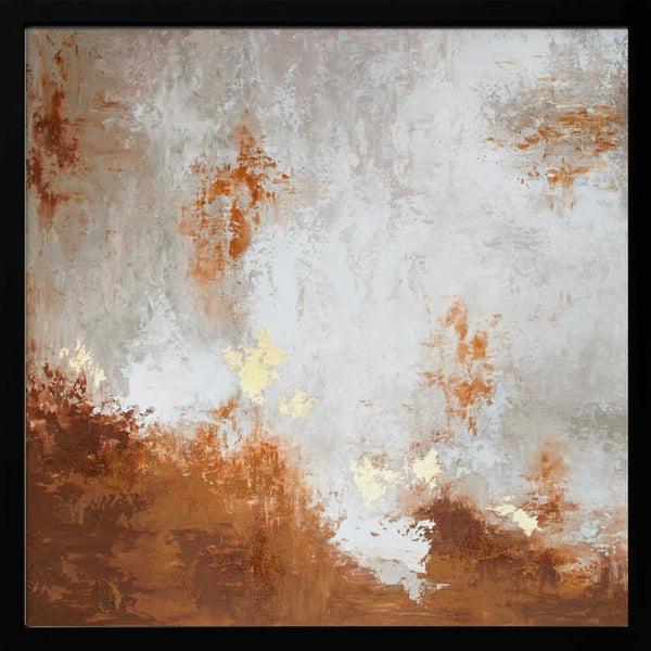 Tablou înramat „Abstract Blue Red Green 2” de Alyson Storms