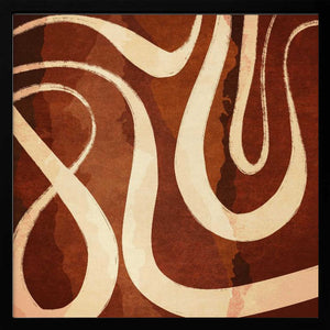 Tablou înramat „Curved Pathways” de Emel Tunaboylu