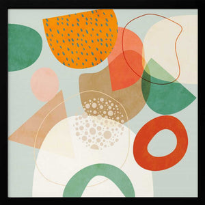 Tablou înramat „Shapes Play New4” de Ana Rut Bre