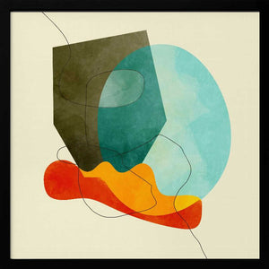 Tablou înramat „Shapes&lines Kopie” de Ana Rut Bre