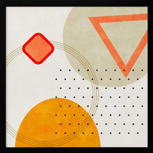 Tablou înramat „Mid Bauhaus Geometry 3” de Ana Rut Bre