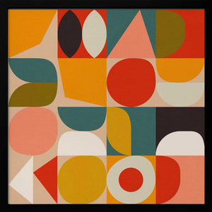 Tablou înramat „Bauhaus Modern Bold” de Ana Rut Bre