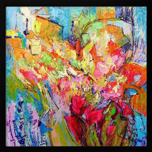 Tablou înramat „Brilliant Bloom Scape” de Dorothy Fagan