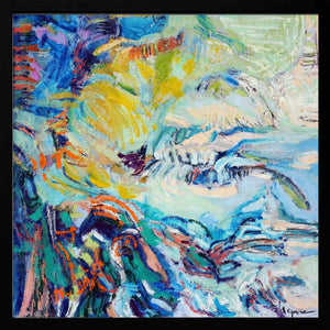 Tablou înramat „Flowing Hues” de Dorothy Fagan