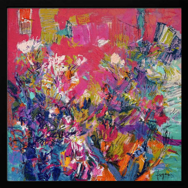 Tablou înramat „Radiant Floral Harmony” de Dorothy Fagan