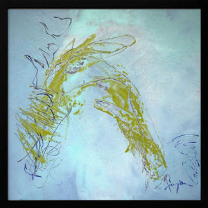 Tablou înramat „Expressionist  Abstract” de Dorothy Fagan