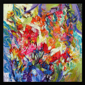 Tablou înramat „Expressionist Colorful Abstract” de Dorothy Fagan