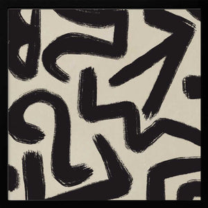 Tablou înramat „Line art abstract 05” de Little Dean