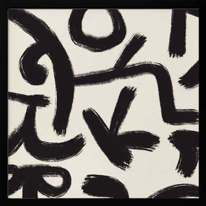 Tablou înramat „Line art abstract 06” de Little Dean