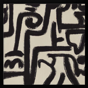 Tablou înramat „Line art abstract 04” de Little Dean