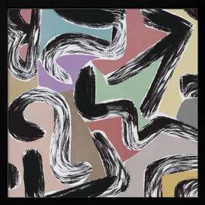 Tablou înramat „Bold Brush Strokes” de Little Dean