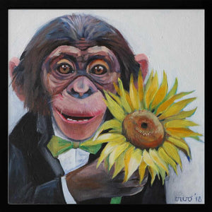 Tablou înramat „Sunflower Surprise” de Violeta Vollmer