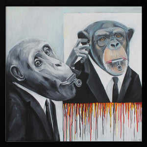 Tablou înramat „Speak No Evil” de Violeta Vollmer