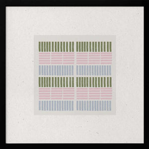 Tablou înramat „Pastel Patterns” de THE MIUUS STUDIO