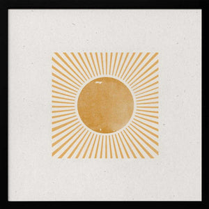 Tablou înramat „Radiant Sunburst” de THE MIUUS STUDIO