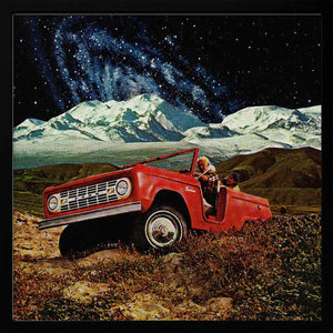 Tablou înramat „The Stars Are Brighter Way Out Here” de Mikhail Siskoff